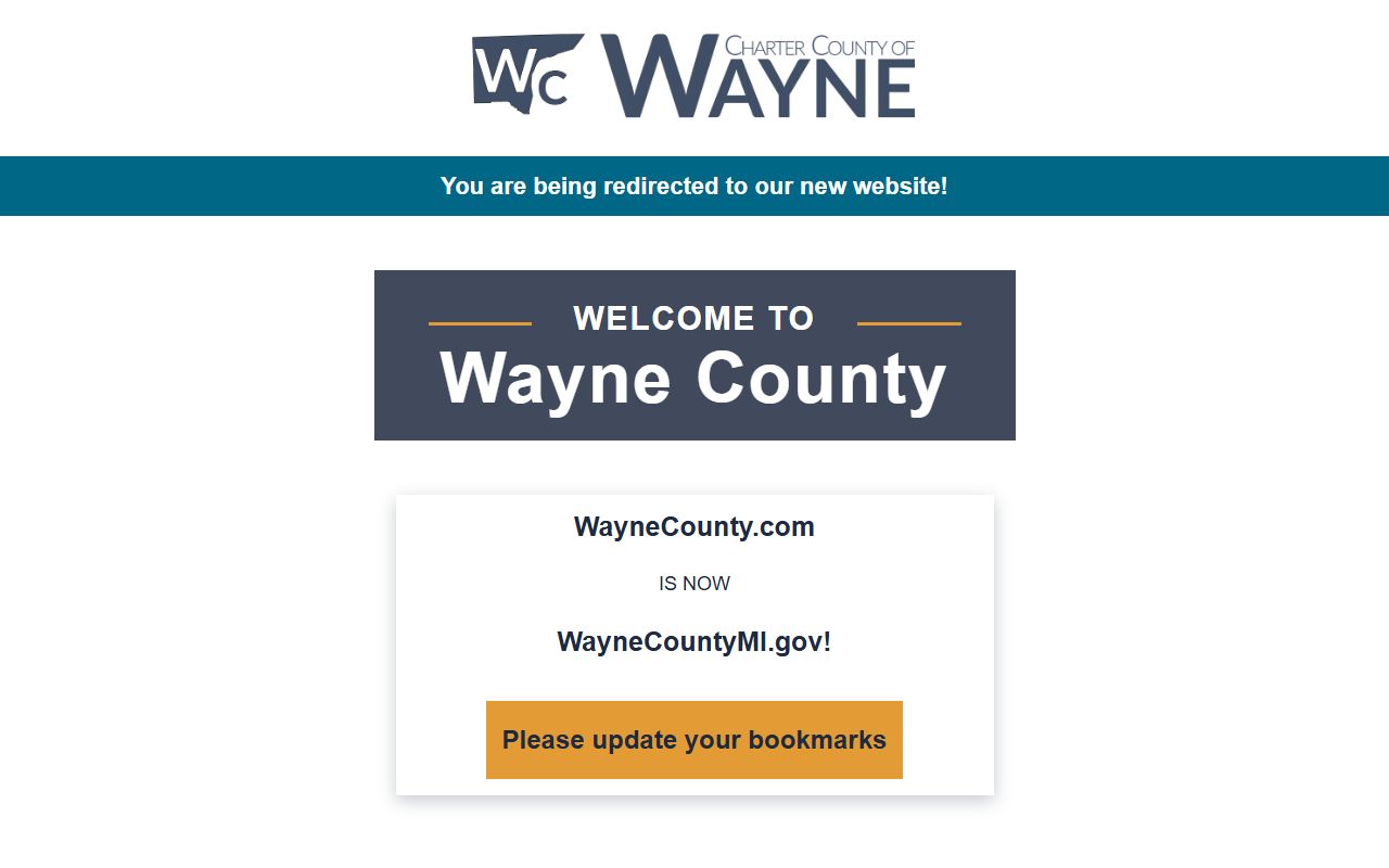 Wayne County Clerk Records Division page for divorce records requests