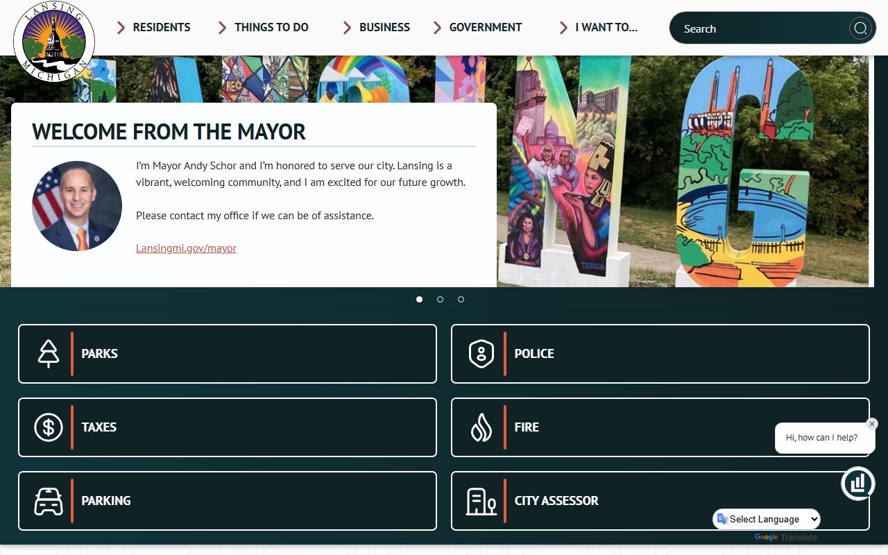 City of Lansing official website